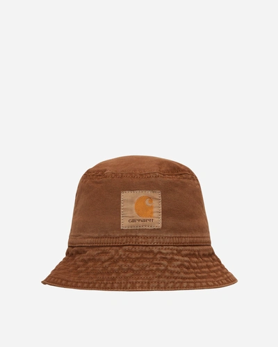 Carhartt Bayfield Bucket Hat Tamarind Faded In Brown