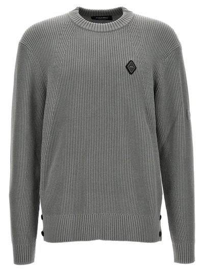 A-COLD-WALL* FISHERMAN SWEATER, CARDIGANS GRAY