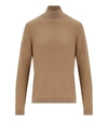 Weekend Max Mara Kiku Camel Turtleneck Sweater In Beige