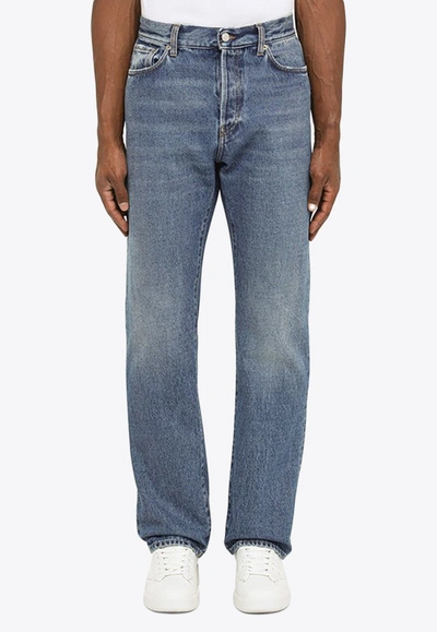 Department 5 Bowl Straight-leg Jeans In Blue