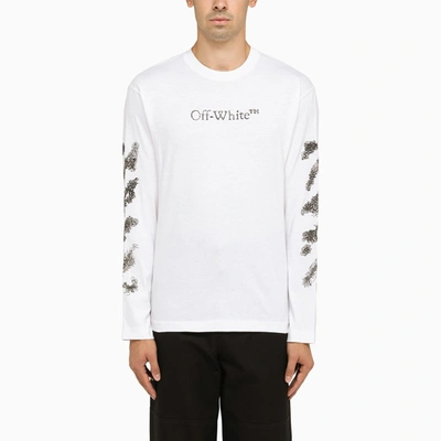 OFF-WHITE OFF-WHITE™ WHITE LONG-SLEEVED T-SHIRT