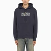 Maison Kitsuné Man Sweatshirt Navy Size Xl Cotton In Blue