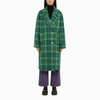 ANDERSSON BELL GREEN/BLUE CHECK COAT