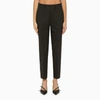 P.a.r.o.s.h . Mid-rise Tailored Straight Trousers In Grey