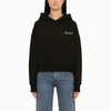 Amiri Logo-print Cotton-jersey Hoodie In Black