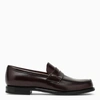 CHURCH'S BORDEAUX LEATHER LOAFER