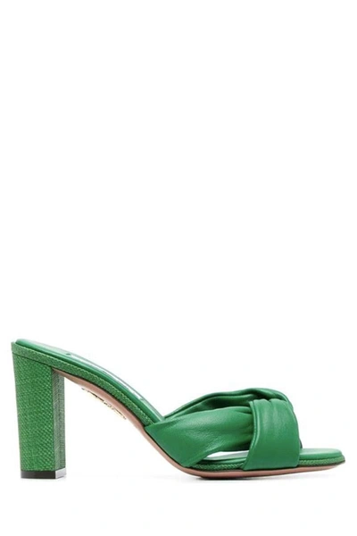 Aquazzura Sandal In Green