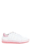 Lanvin Leather Clay Sneakers In White