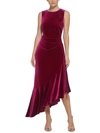 ELIZA J WOMENS VELVET LONG COCKTAIL AND PARTY DRESS