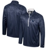 Colosseum Navy Penn State Nittany Lions The Machine Half-zip Jacket In Navy