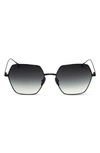 DIFF HARLOWE 55MM SQUARE SUNGLASSES