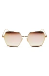 DIFF HARLOWE 55MM SQUARE SUNGLASSES