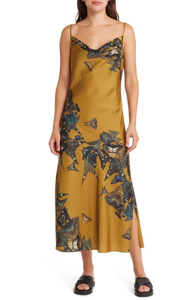 Allsaints Hadley Diana Dress In Green | ModeSens