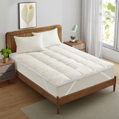 Puredown Peace Nest 2" Ultra Plush Feather Bed Mattress Topper, King Queen Full Twin Pillow Top, 100% Natural