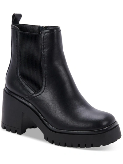 Aqua College Women's Raine Waterproof Chelsea Boots, Created For Macy's In Black Leat