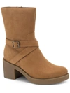 Style & Co Bessiee Womens Faux Leather Round Toe Booties In Multi