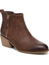 Dr. Scholl's Shoes Lawless Womens Padded Insole Almond Toe Booties In Multi