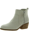 DR. SCHOLL'S SHOES LAWLESS WOMENS FAUX LEATHER ALMOND TOE BOOTIES