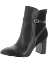 Naturalizer Bexley Womens Leather Heels Ankle Boots In Multi