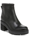 Zodiac Clair Womens Leather Platform Ankle Boots In Black