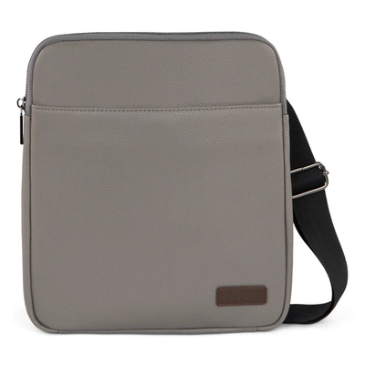 Bugatti Contrast Crossbody In Grey