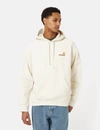 Carhartt Hooded American Script Sweatshirt Natrual In Beige