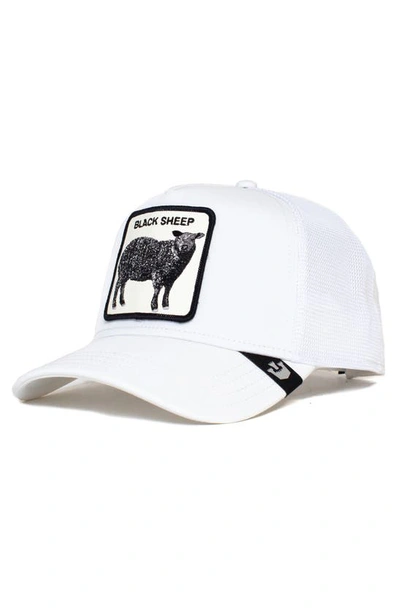 Goorin Bros Platinum Sheep Trucker Hat In White