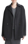 VINCE RECYCLED WOOL BLEND CAR COAT