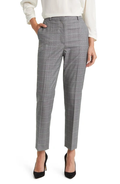 Hugo Boss Tamarina Wool Trousers In Open Misc