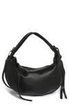 Aimee Kestenberg Mini Roxbury Leather Top Handle Bag In Black