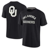 Fanatics Signature Unisex  Black Oklahoma Sooners Super Soft Short Sleeve T-shirt In Black