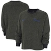 Nike Black Florida Gators Yoga Script Pullover Sweatshirt In Black