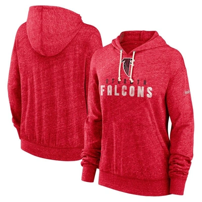 Nike Red Atlanta Falcons Rewind Gym Vintage Pullover Hoodie