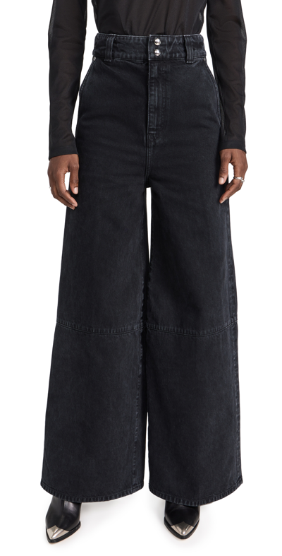 Khaite Black 'the Isla' Jeans
