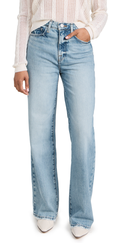 Frame Wide-leg Jeans 1978 Light Blue Denim