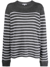 Reformation Cashmere Boyfriend Sweater In Grey