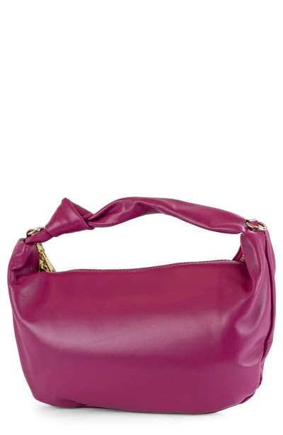 Persaman New York Clemence Leather Shoulder Bag In Pink