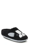 Dearfoams Kids' Peyton Animal Clog Slipper In Black