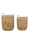Honey-can-do Set Of 2 Nesting Baskets In Natural