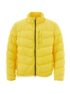 WOOLRICH WOOLRICH YELLOW QUILTED MEN'S JACKET