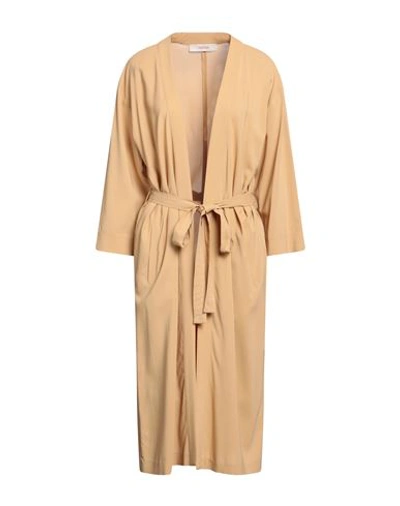 Jucca Woman Overcoat & Trench Coat Camel Size 6 Viscose, Elastane In Beige
