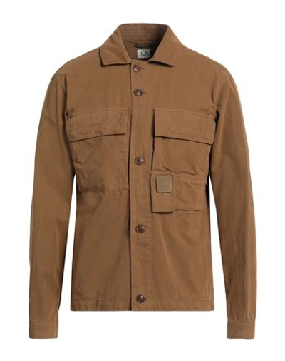 C.p. Company C. P. Company Man Shirt Brown Size 3xl Cotton