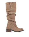 MTNG MTNG WOMAN BOOT KHAKI SIZE 5 SOFT LEATHER