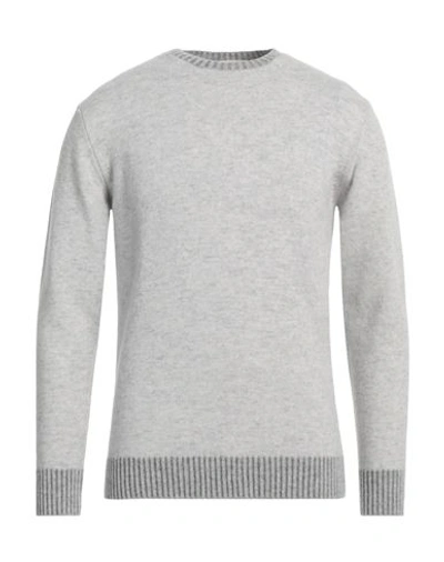 Cashmere Company Man Sweater Light Grey Size 44 Wool