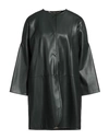 Gattinoni Woman Overcoat Dark Green Size 4 Polyester, Polyurethane, Acetate, Viscose
