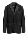 14bros Man Suit Jacket Steel Grey Size 42 Cotton In Grey