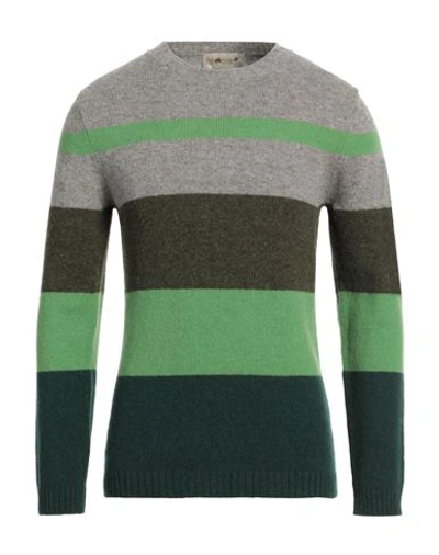 Irish Crone Man Sweater Green Size Xl Wool