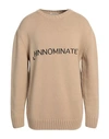 Hinnominate Man Sweater Beige Size Xl Wool, Acrylic In Beige