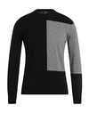 +39 Masq Man Turtleneck Black Size 38 Merino Wool