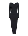Maria Vittoria Paolillo Mvp Woman Maxi Dress Navy Blue Size 8 Viscose, Polyester